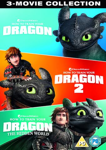 How To Train Your Dragon Trilogy (PG) 3 Disc - CeX (UK